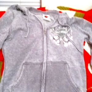 Harley-davidson ladies grayish hoodie